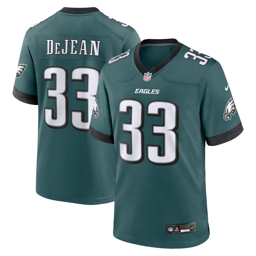 Men's Philadelphia Eagles Cooper DeJean Nike Green Game product image 1