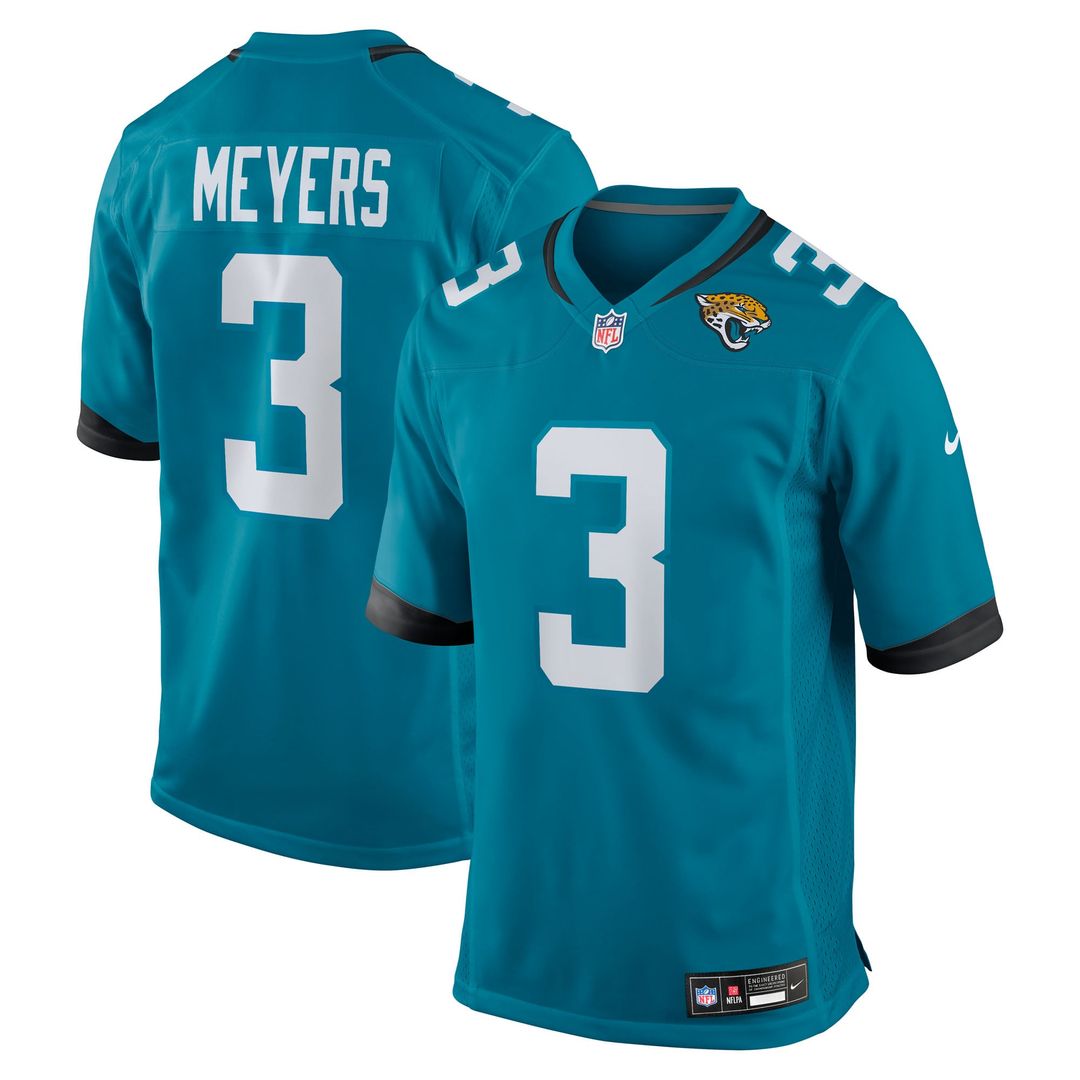 Men's Jacksonville Jaguars Jakobi Meyers Nike Teal Team product image 6