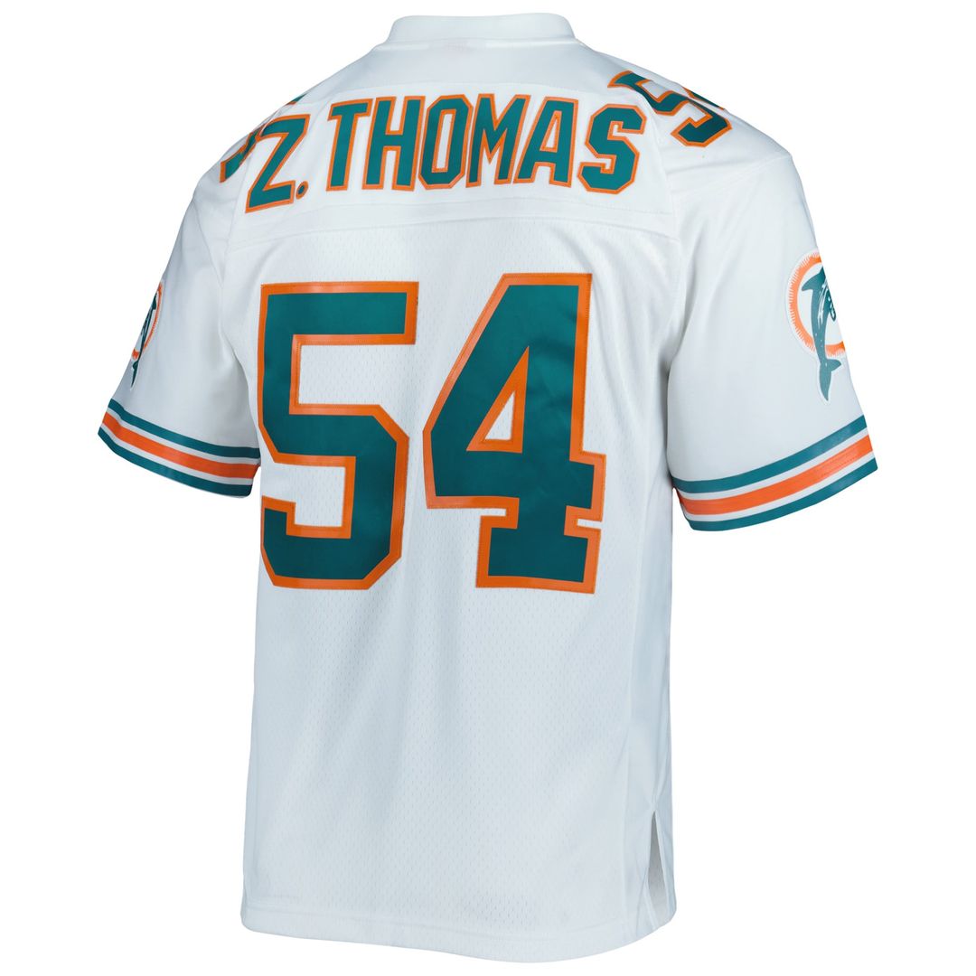 Men's Miami Dolphins Zach Thomas Mitchell & Ness White product image 6