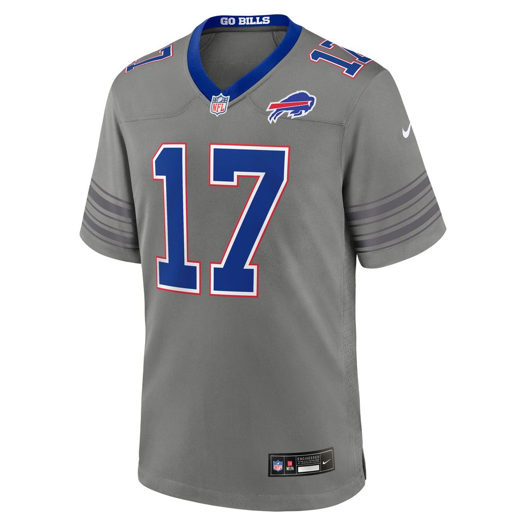 Men's Buffalo Bills Josh Allen Nike White Game Player Jersey product image 14