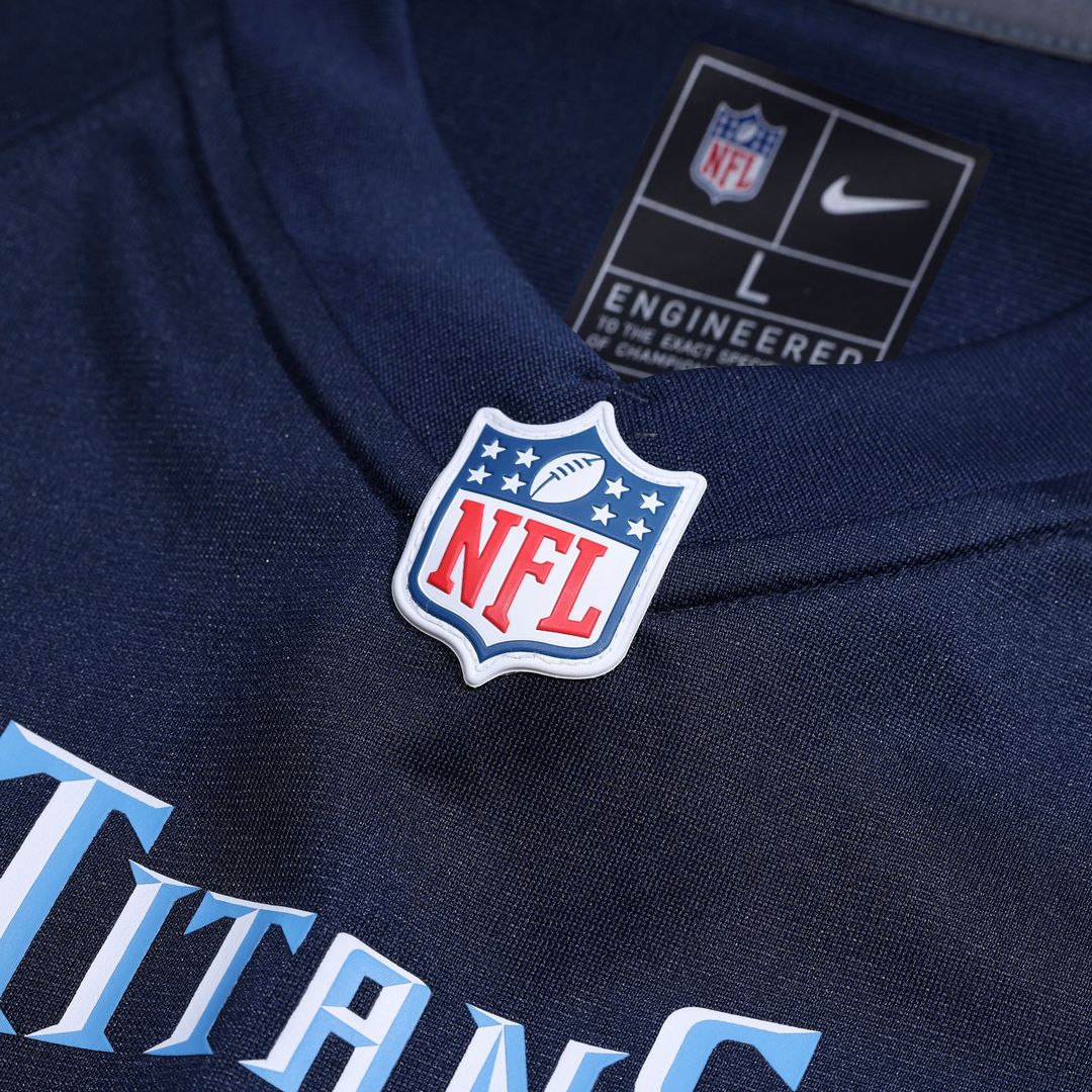 Men's Tennessee Titans Treylon Burks Nike Navy Player Game product image 4
