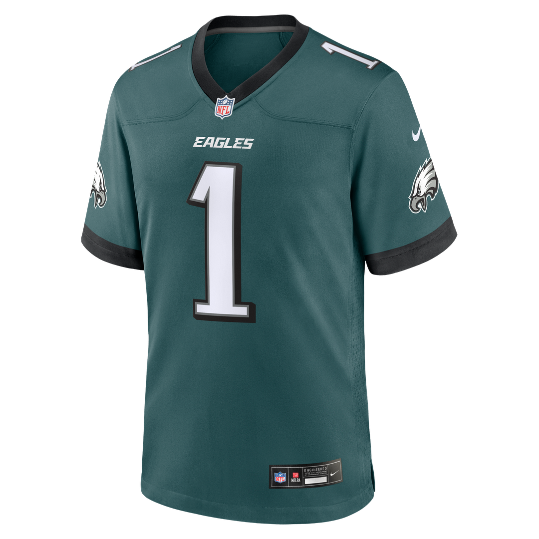 Men's Philadelphia Eagles Jalen Hurts Nike Black Alternate product image 35
