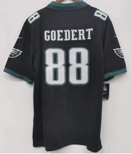 Dallas Goedert Philadelphia Eagles NFL Nike Jersey black product image 2, provided for visual reference and product detail