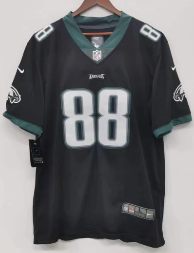 Dallas Goedert Philadelphia Eagles NFL Nike Jersey black product image 3, provided for visual reference and product detail