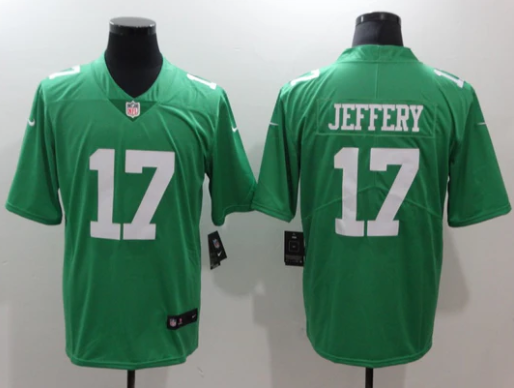Alshon Jeffery Philadelphia Eagles Nike NFL Jersey Kelly Green product image 1, provided for visual reference and product