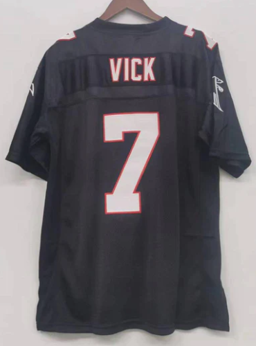 Michael Vick Atlanta Falcons Jersey Black product image 2, provided for visual reference and product detail review