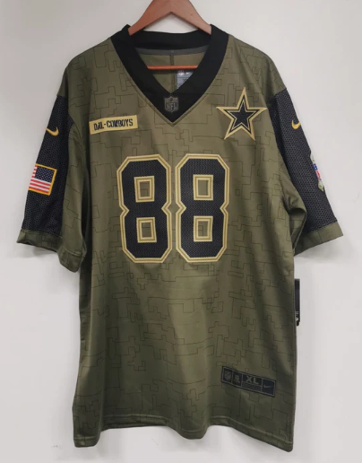 CeeDee Lamb Dallas Cowboys military salute to service Jersey product image 1, provided for visual reference and product