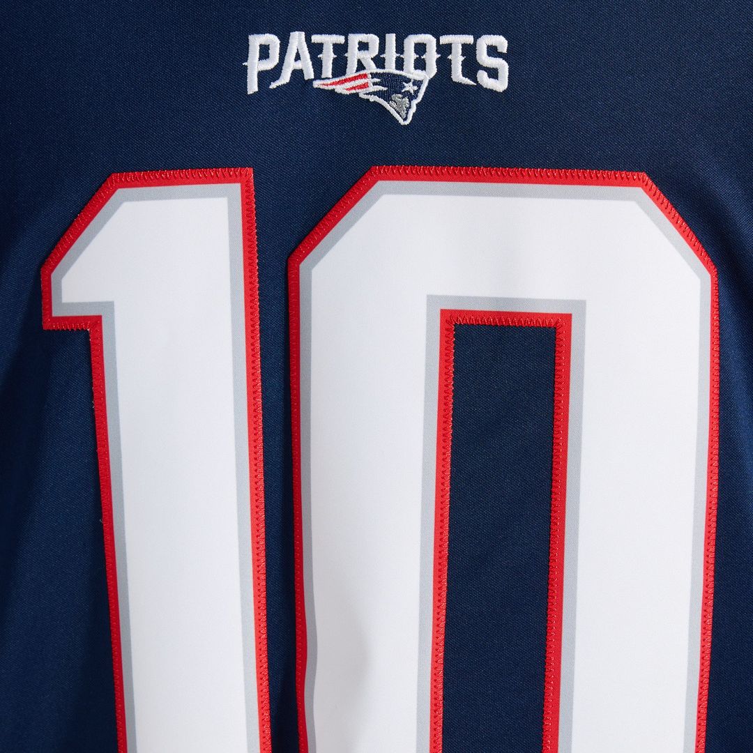 Men's New England Patriots Drake Maye Nike Navy Team Vapor product image 10