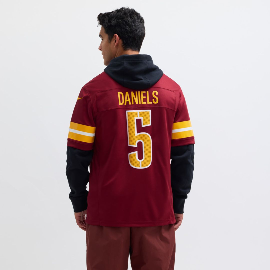 Men's Washington Commanders Jayden Daniels Nike White Vapor product image 21