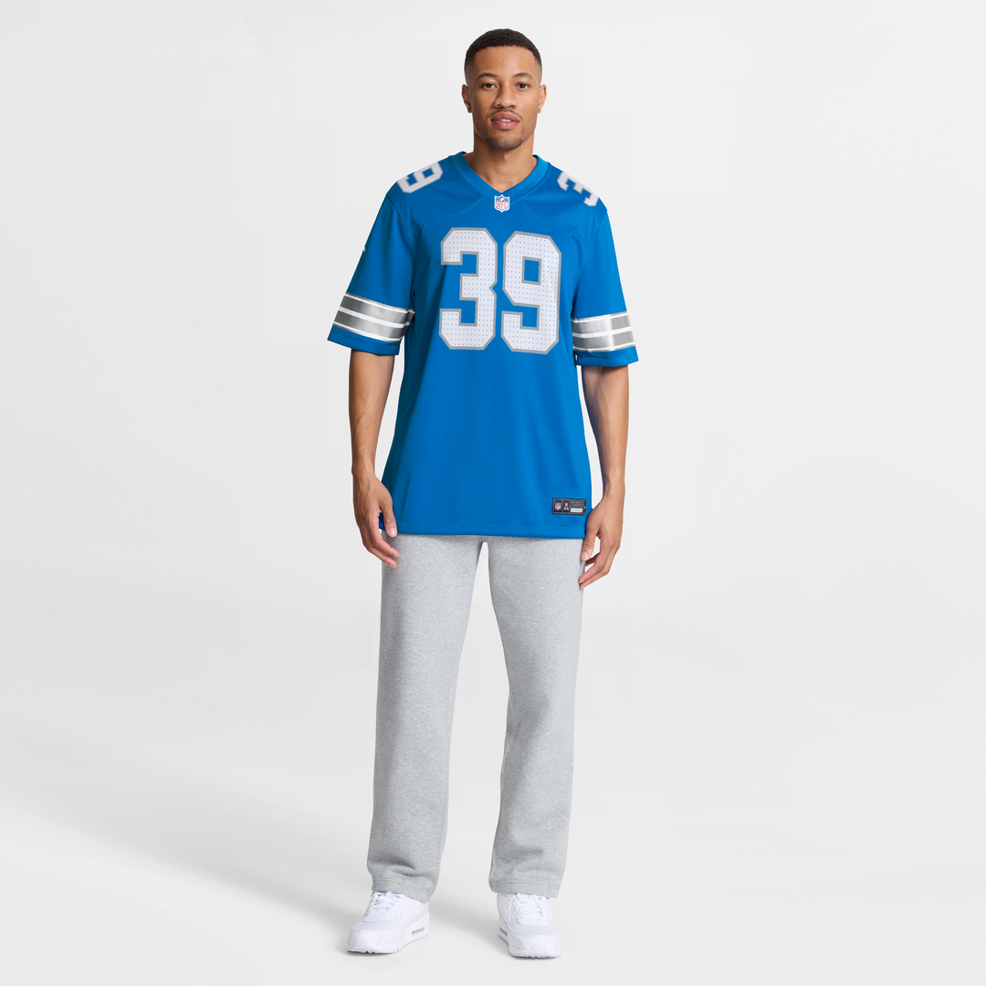 Men's Detroit Lions Jake Bates Nike Blue Team Game Jersey product image 7