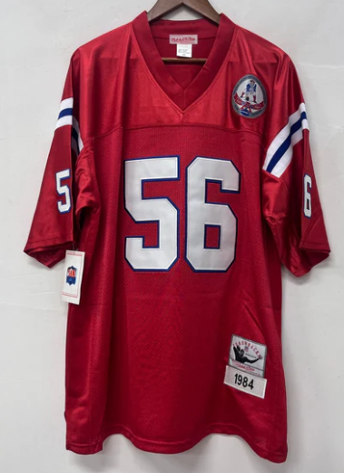 Andre Tippett New England Patriots NFL Mitchell & Ness Jersey red product image 2, provided for visual reference and product