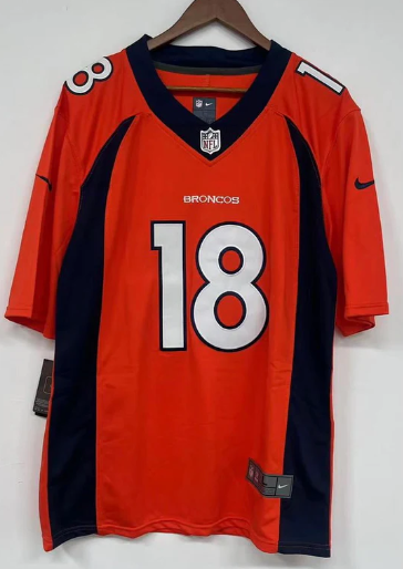 Peyton Manning Denver Broncos Jersey Nike Orange product image 2, provided for visual reference and product detail review