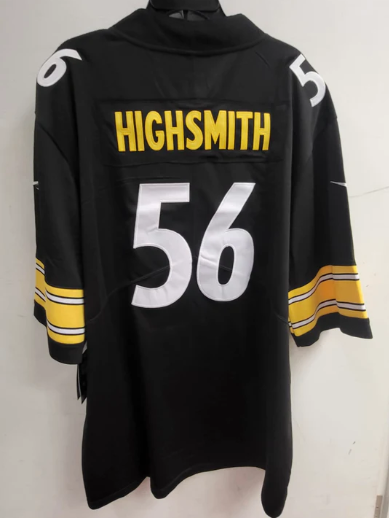 Alex Highsmith Pittsburgh Steelers NFL Nike Jersey Black product image 1, provided for visual reference and product detail