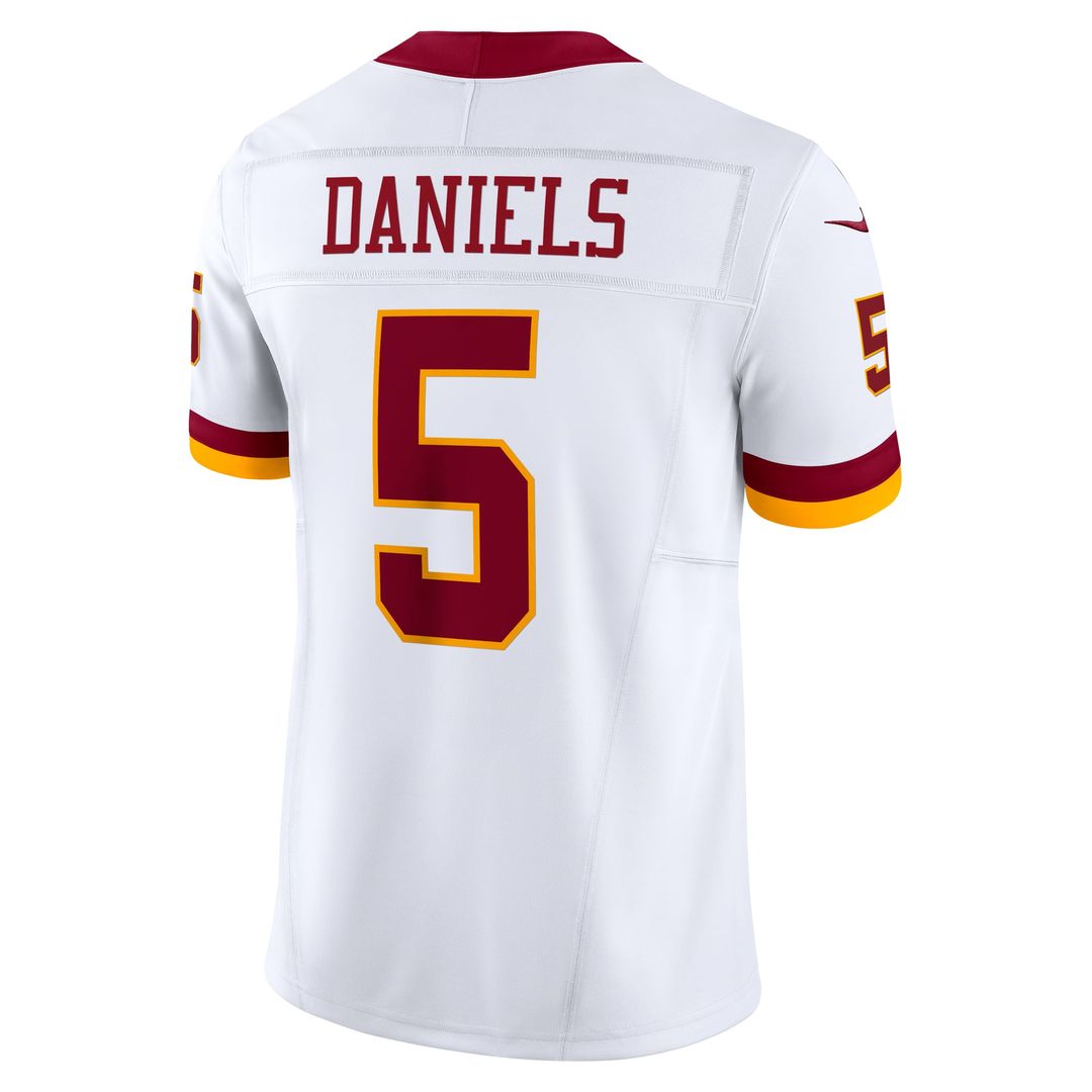 Men's Washington Commanders Jayden Daniels Nike White Vapor product image 9
