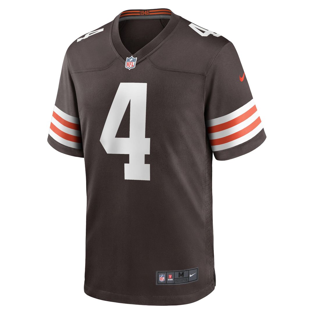 Men's Cleveland Browns Deshaun Watson Nike Brown Game Jersey product image 2