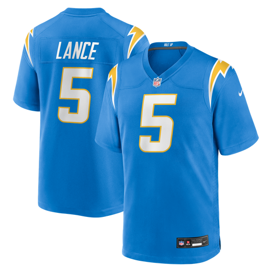 Men's Los Angeles Chargers Trey Lance Nike Powder Blue Team product image 1