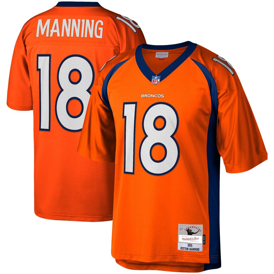 Men's Denver Broncos Peyton Manning Mitchell & Ness Orange product image 1