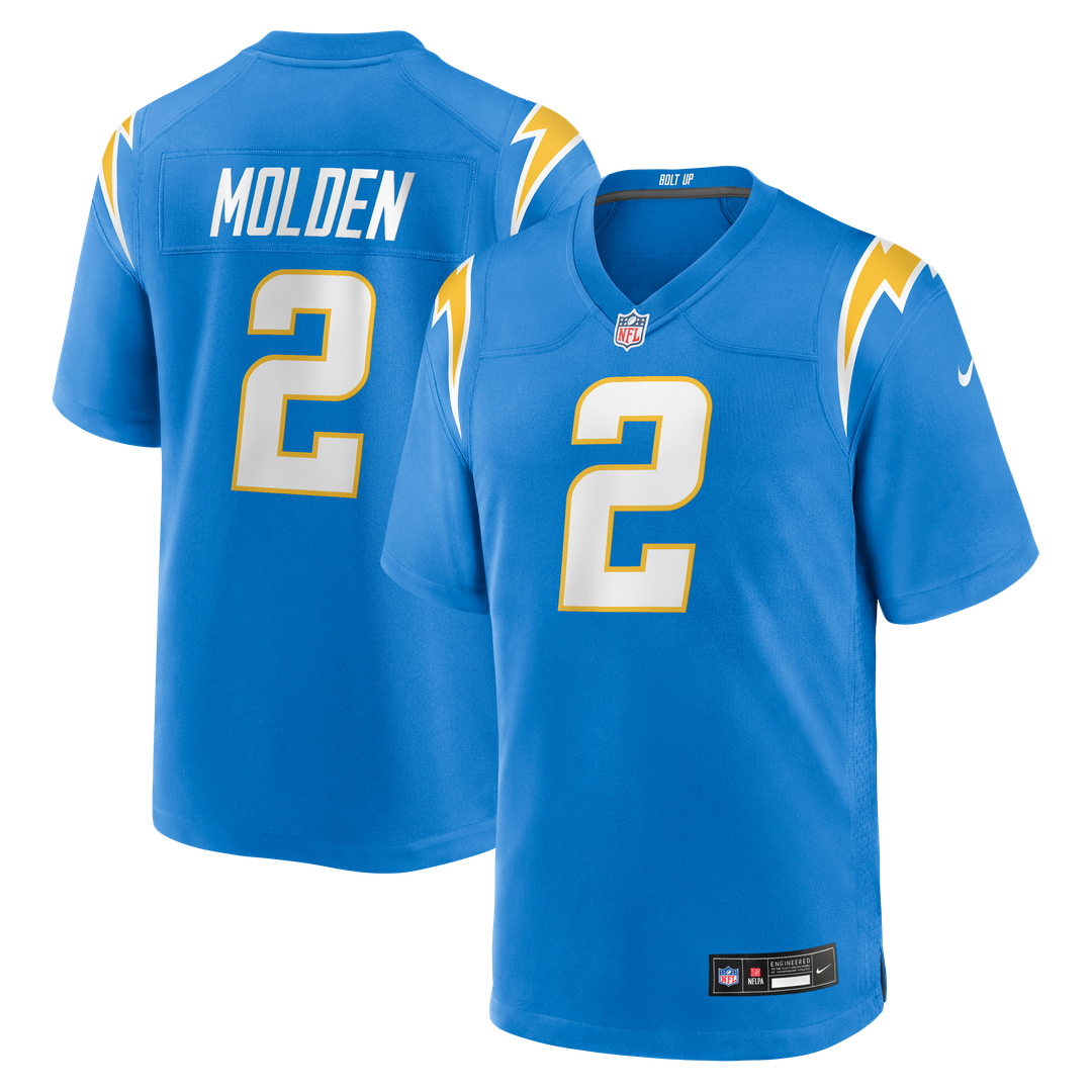Men's Los Angeles Chargers Elijah Molden Nike Powder Blue product image 1