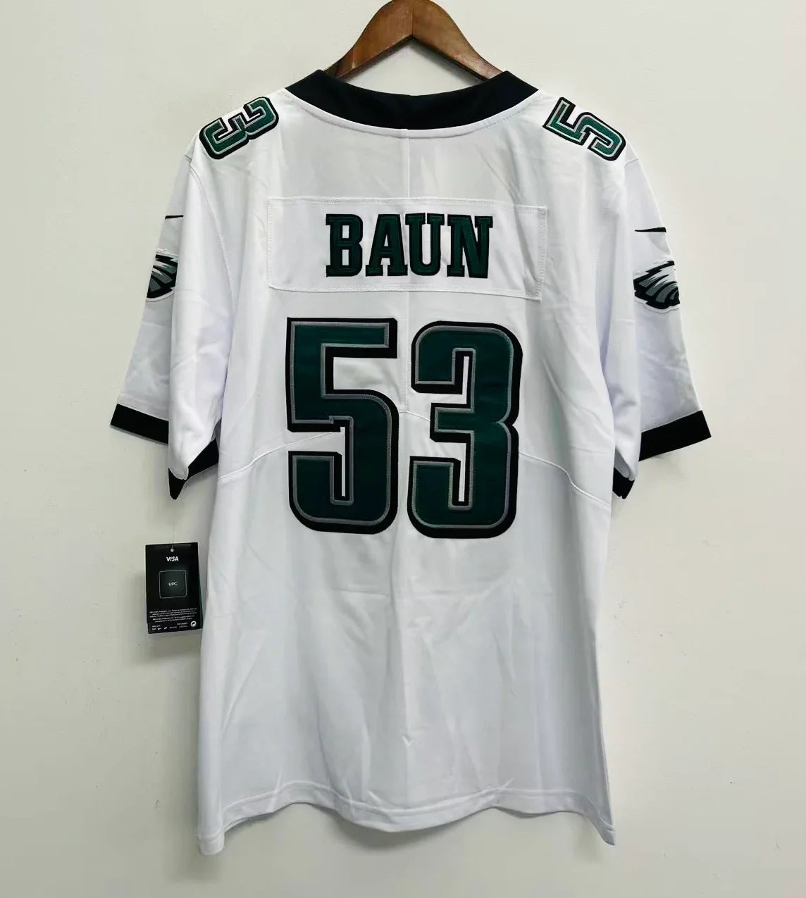 Zack Baun YOUTH KIDS Philadelphia Eagles Jersey Nike white product image 1, provided for visual reference and product detail