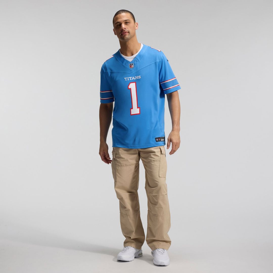 Men's Tennessee Titans Cameron Ward Nike Light Blue Team product image 6