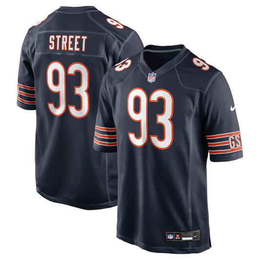 Men's Chicago Bears Kentavius Street Nike Navy Team Game product image 1