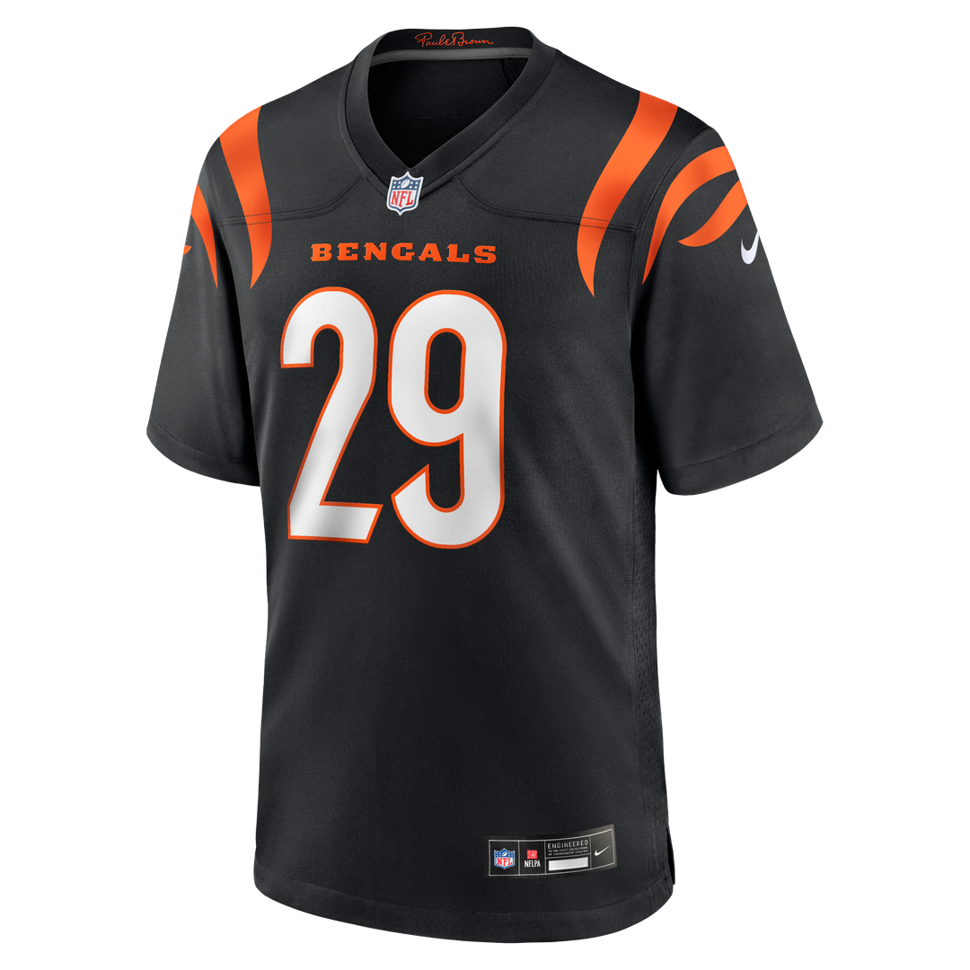 Men's Cincinnati Bengals Kyle Dugger Nike Black Team Game product image 2