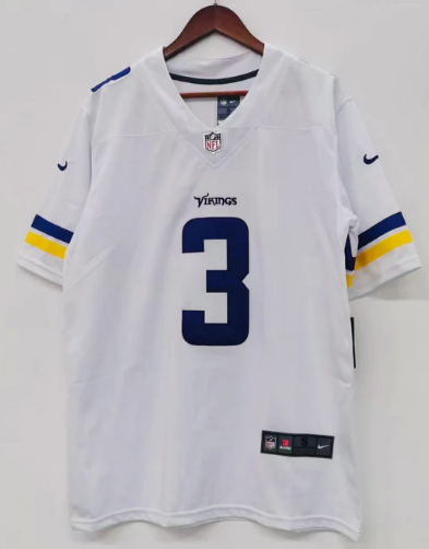 Jordan Addison Minnesota Vikings Jersey Nike white product image 2, provided for visual reference and product detail review