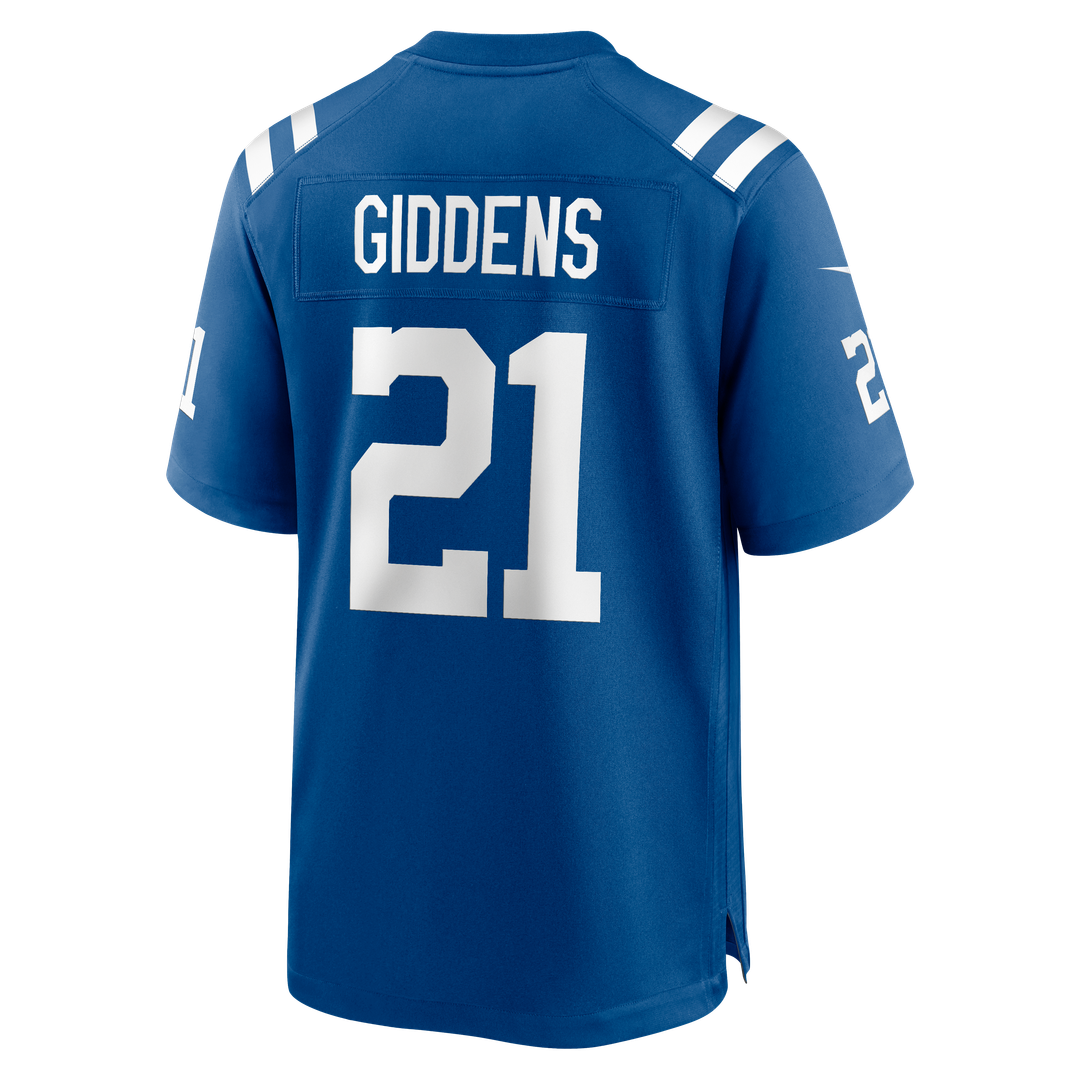 Men's Indianapolis Colts DJ Giddens Nike Royal Team Game product image 3