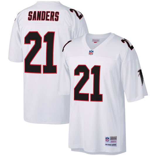 Men's Atlanta Falcons Deion Sanders Mitchell & Ness White product image 1
