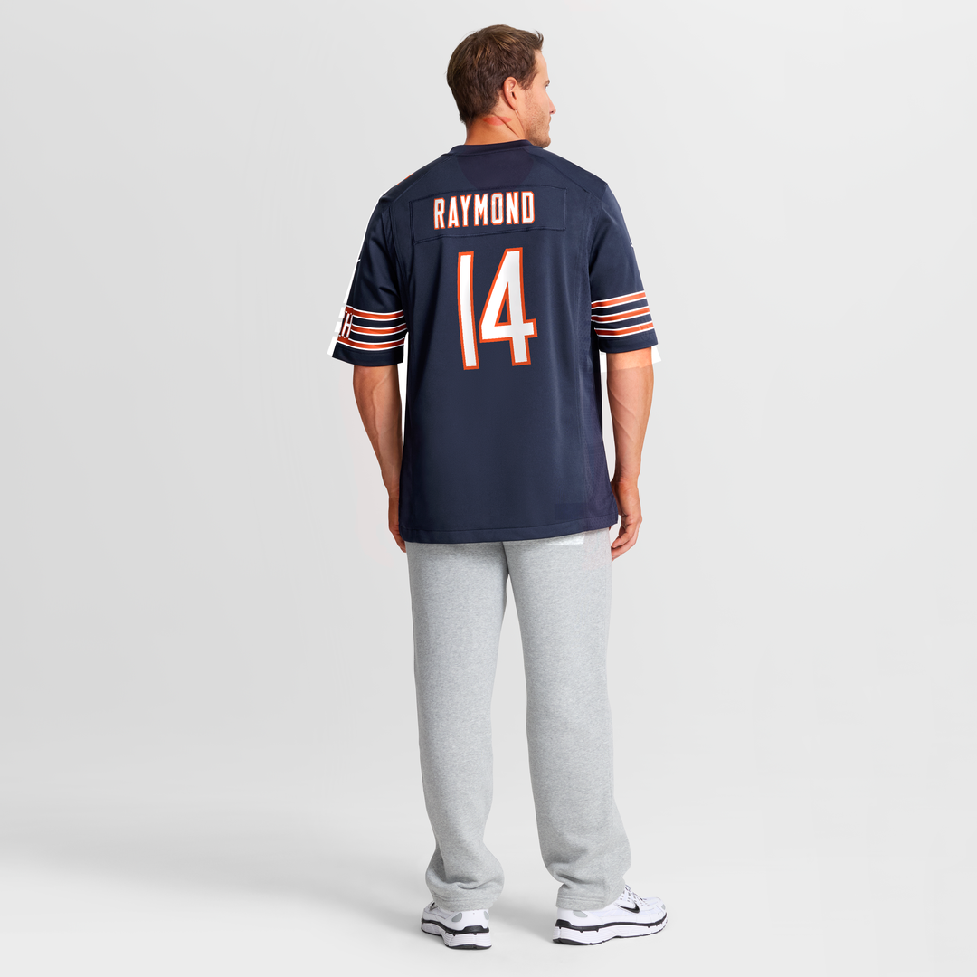 Men's Chicago Bears Kalif Raymond Nike Navy Team Game Jersey product image 4