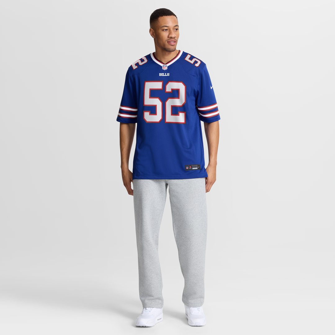 Men's Buffalo Bills Kaleb Elarms-Orr Nike Royal Team Game product image 2