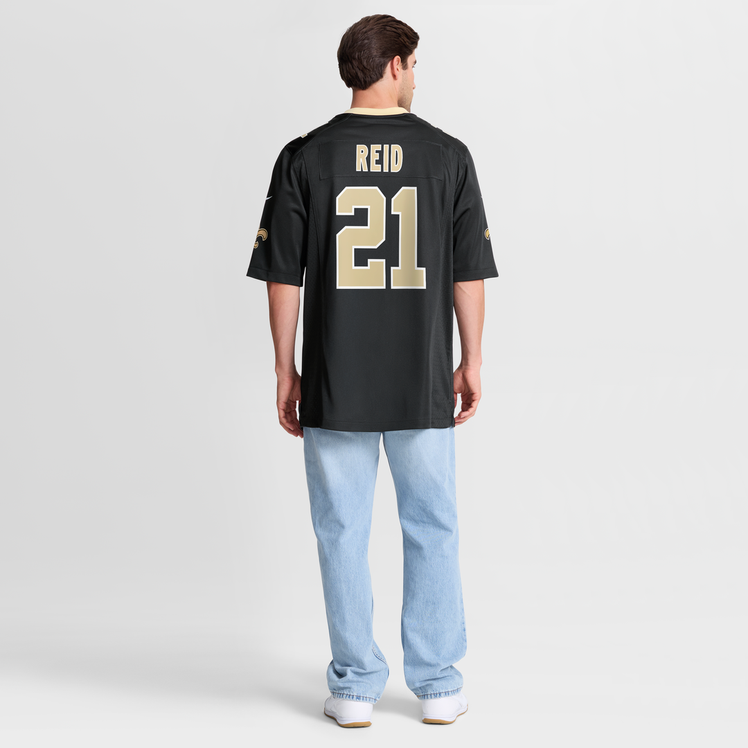 Men's New Orleans Saints Justin Reid Nike Black Team Game product image 8