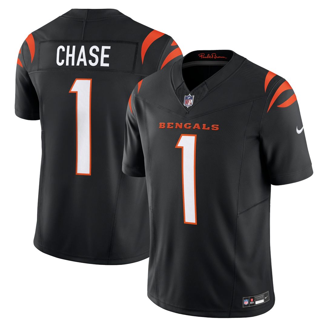 Men's Cincinnati Bengals Ja'Marr Chase Nike Black Vapor product image 1