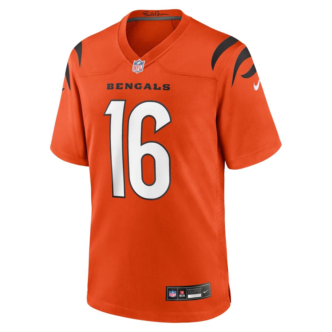 Men's Cincinnati Bengals Joe Flacco Nike White Game Jersey product image 8