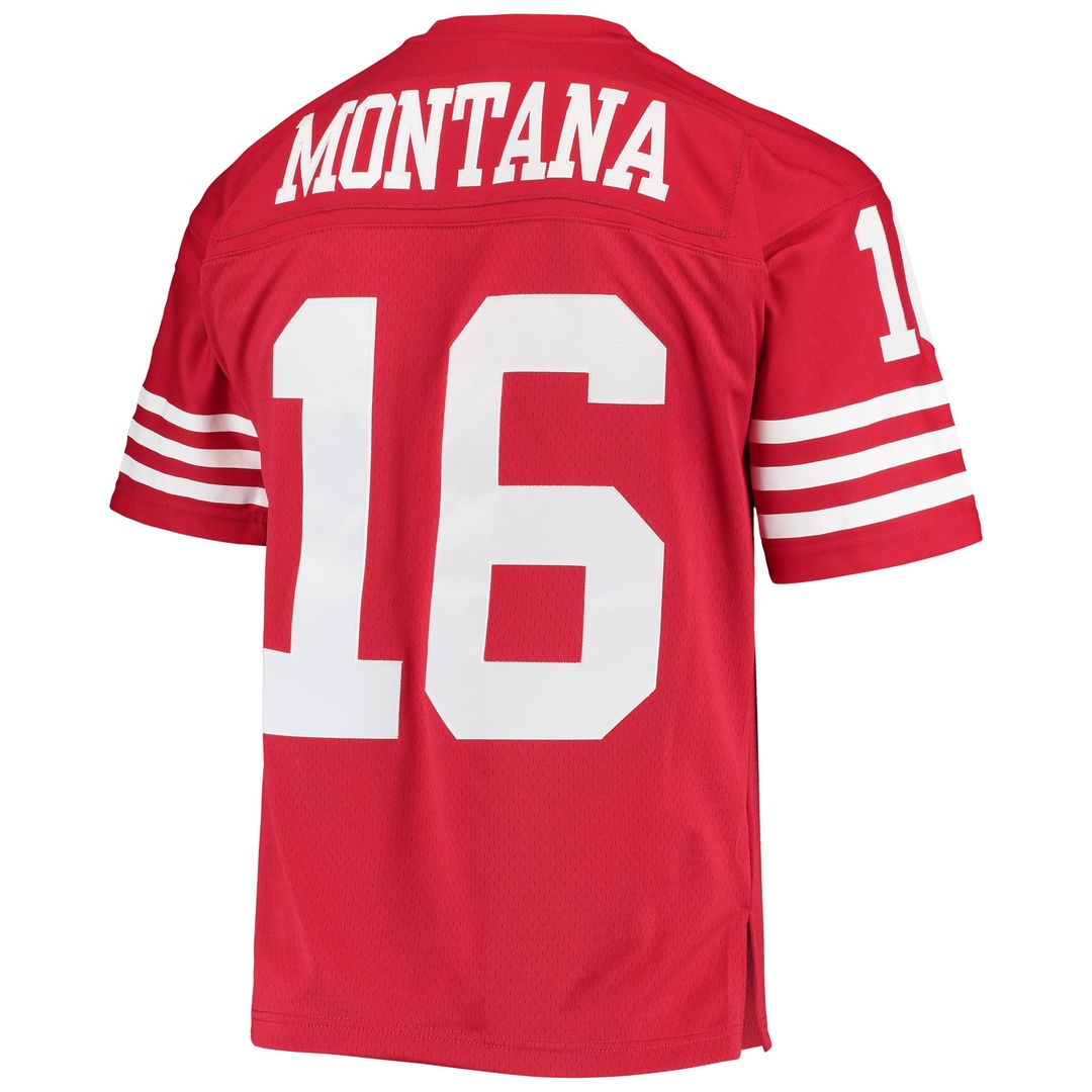 Men's San Francisco 49ers Joe Montana Mitchell & Ness White product image 9