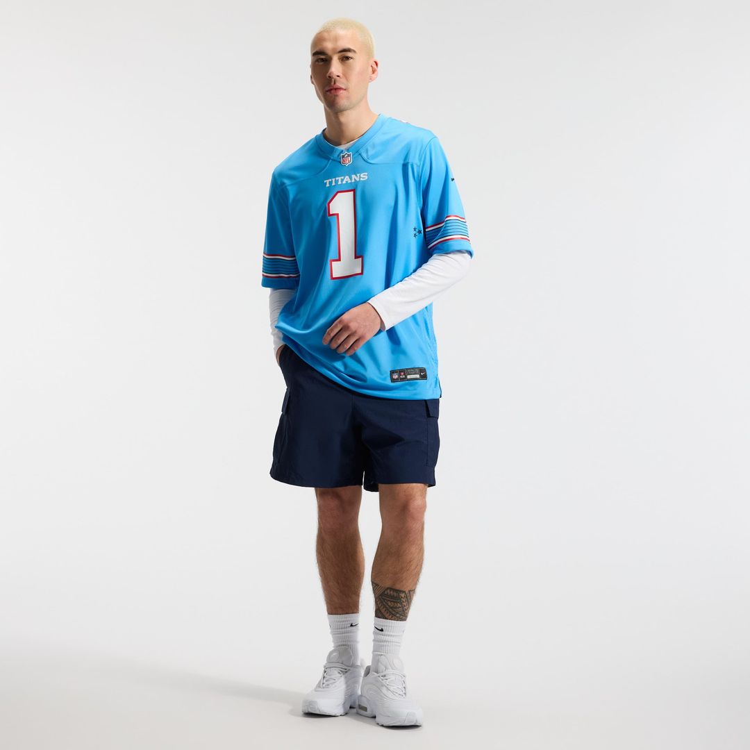Men's Tennessee Titans Cameron Ward Nike Light Blue Game product image 4