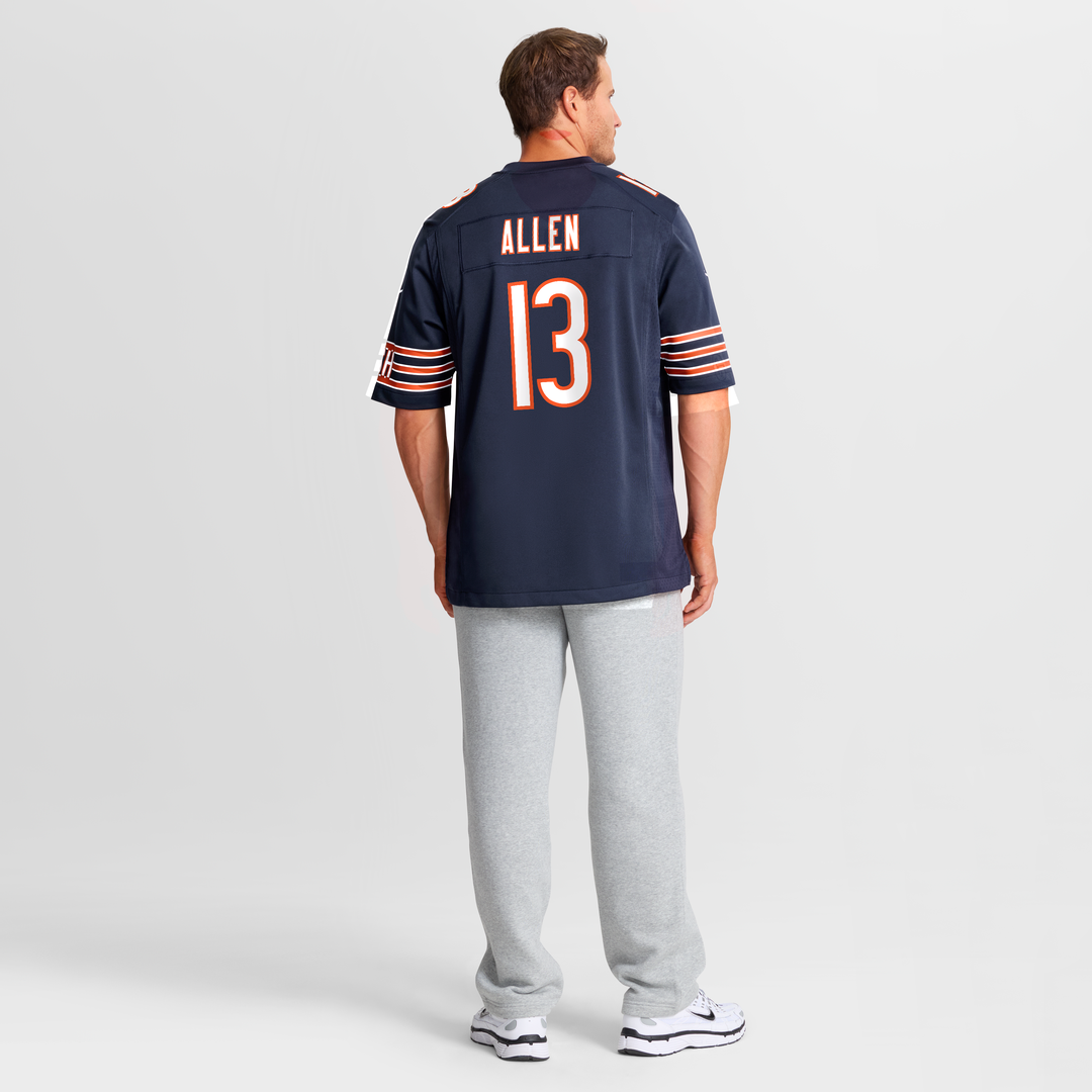 Men's Chicago Bears Keenan Allen Nike Navy Team Game Jersey product image 8