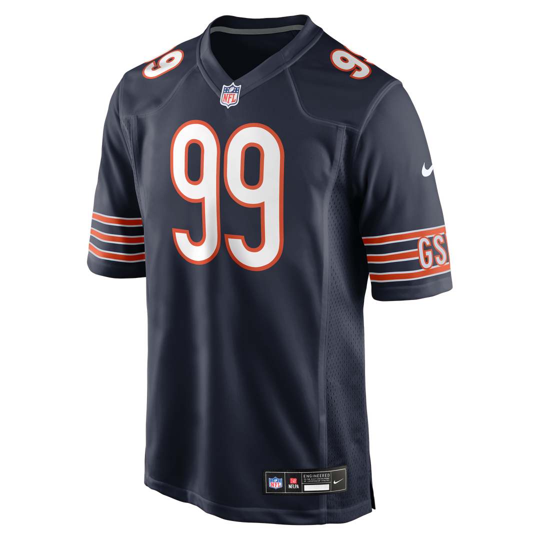 Men's Chicago Bears Gervon Dexter Sr. Nike Navy Game Jersey product image 2