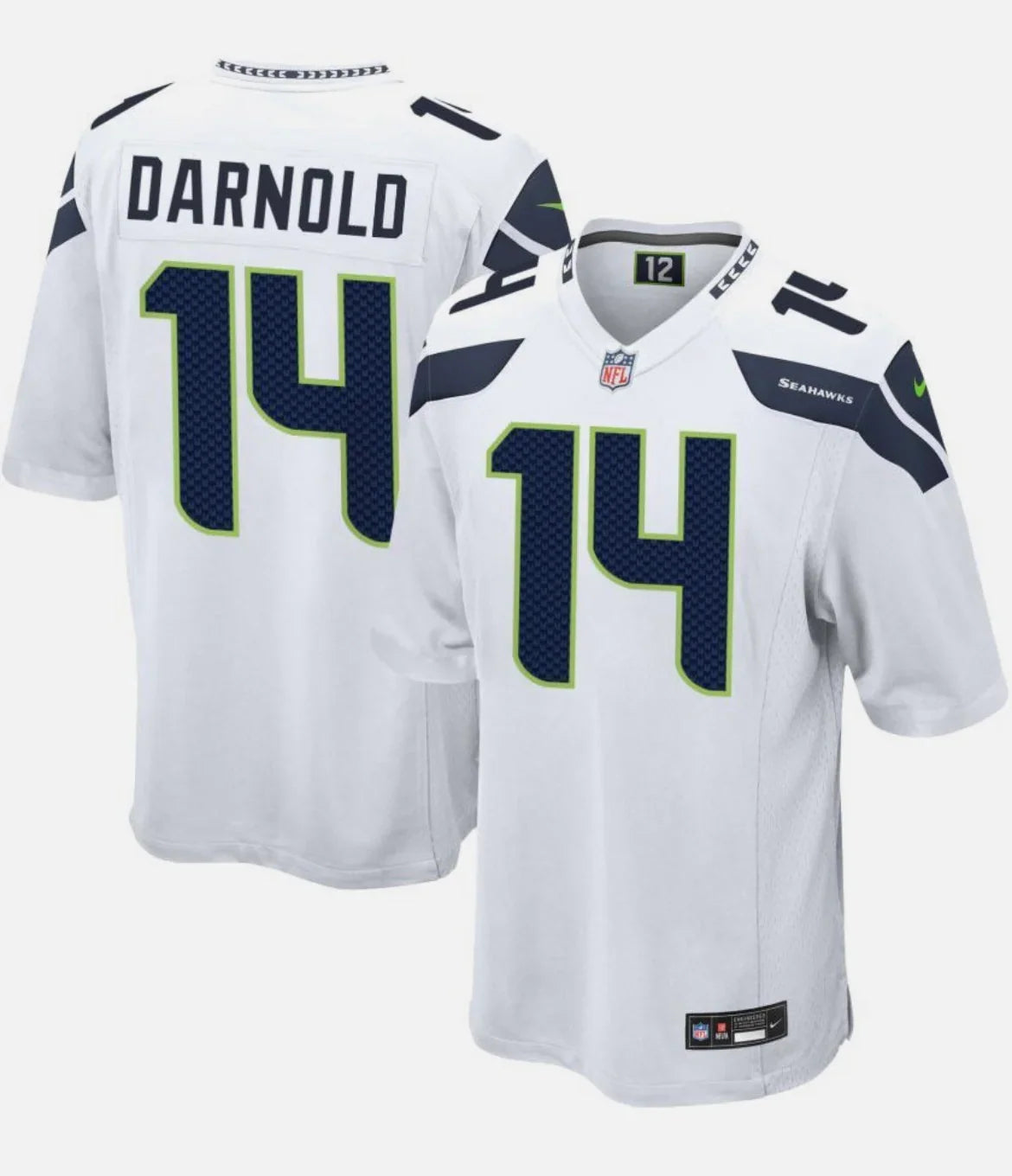 Sam Darnold YOUTH KIDS Seattle Seahawks Official NFL Nike Jersey product image 1, provided for visual reference and product