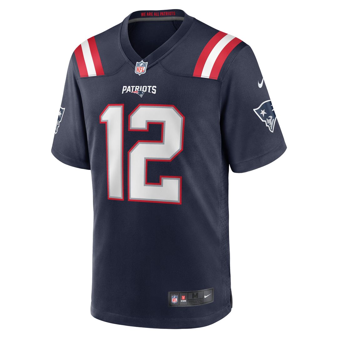 Men's New England Patriots Nike Navy Game Retired Player product image 2