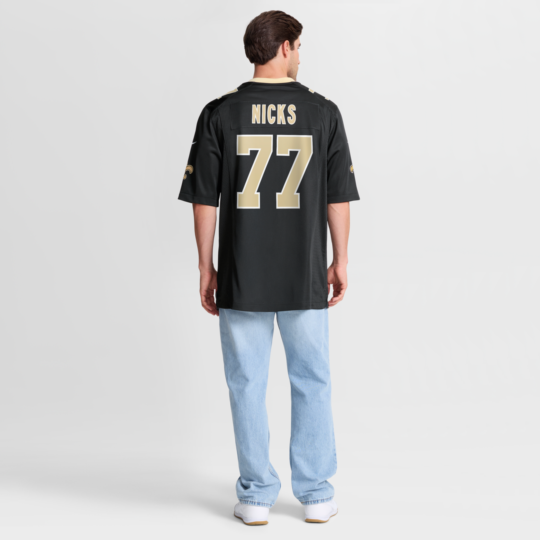 Men's New Orleans Saints Carl Nicks Nike Black Game Retired product image 8