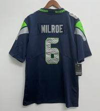 Jalen Milroe YOUTH KIDS Seattle Seahawks Official NFL Nike Jersey product image 1, provided for visual reference and product