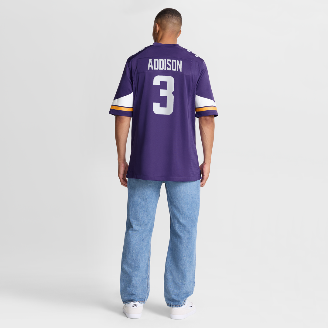 Men's Minnesota Vikings Jordan Addison Nike Purple Game product image 8