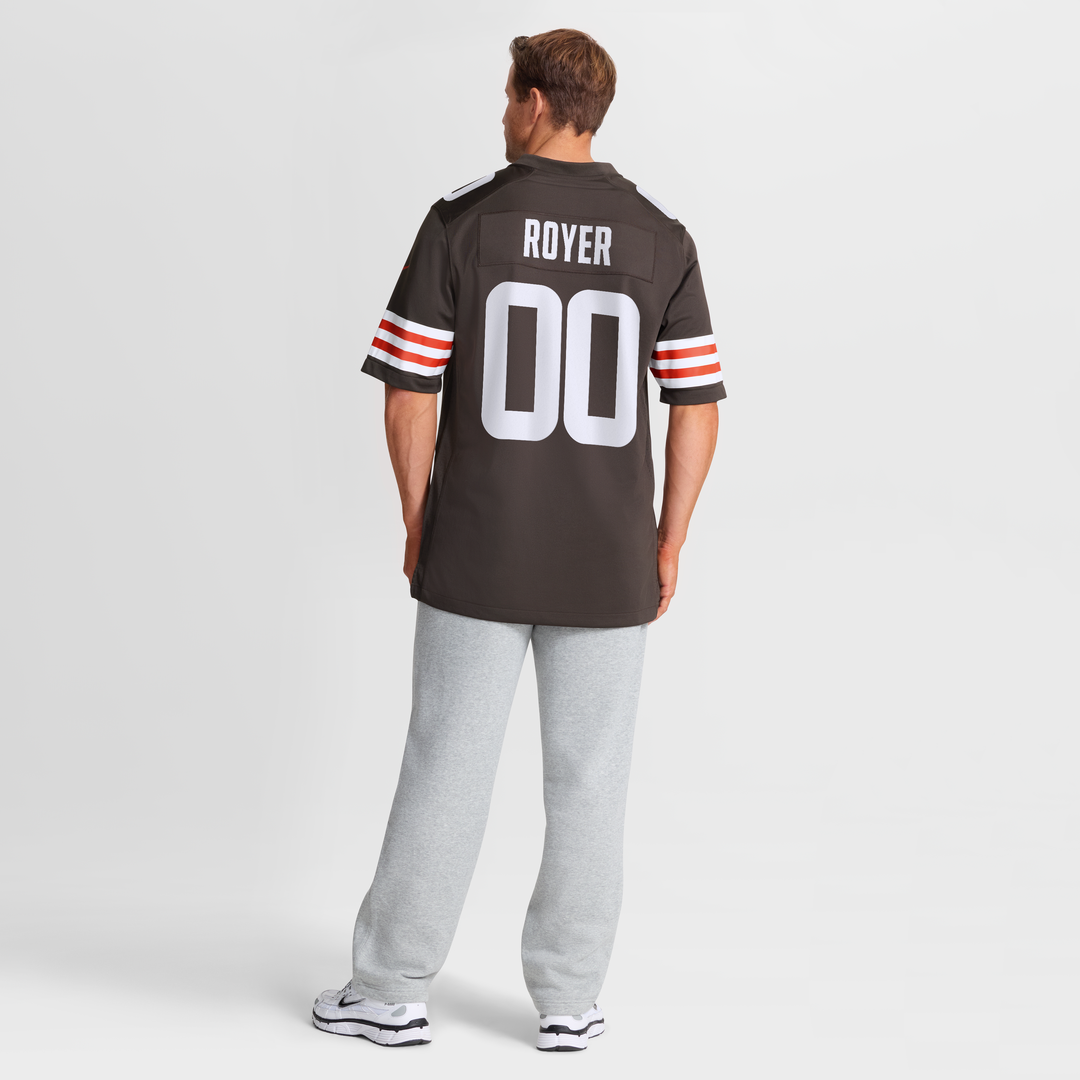 Men's Cleveland Browns Joe Royer Nike Brown Game Jersey product image 5