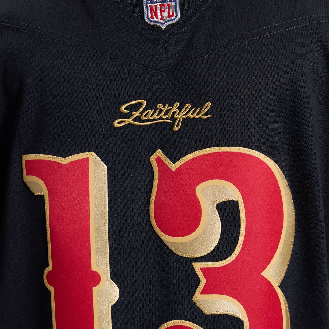 Men's San Francisco 49ers Brock Purdy Nike Black Rivalries product image 13