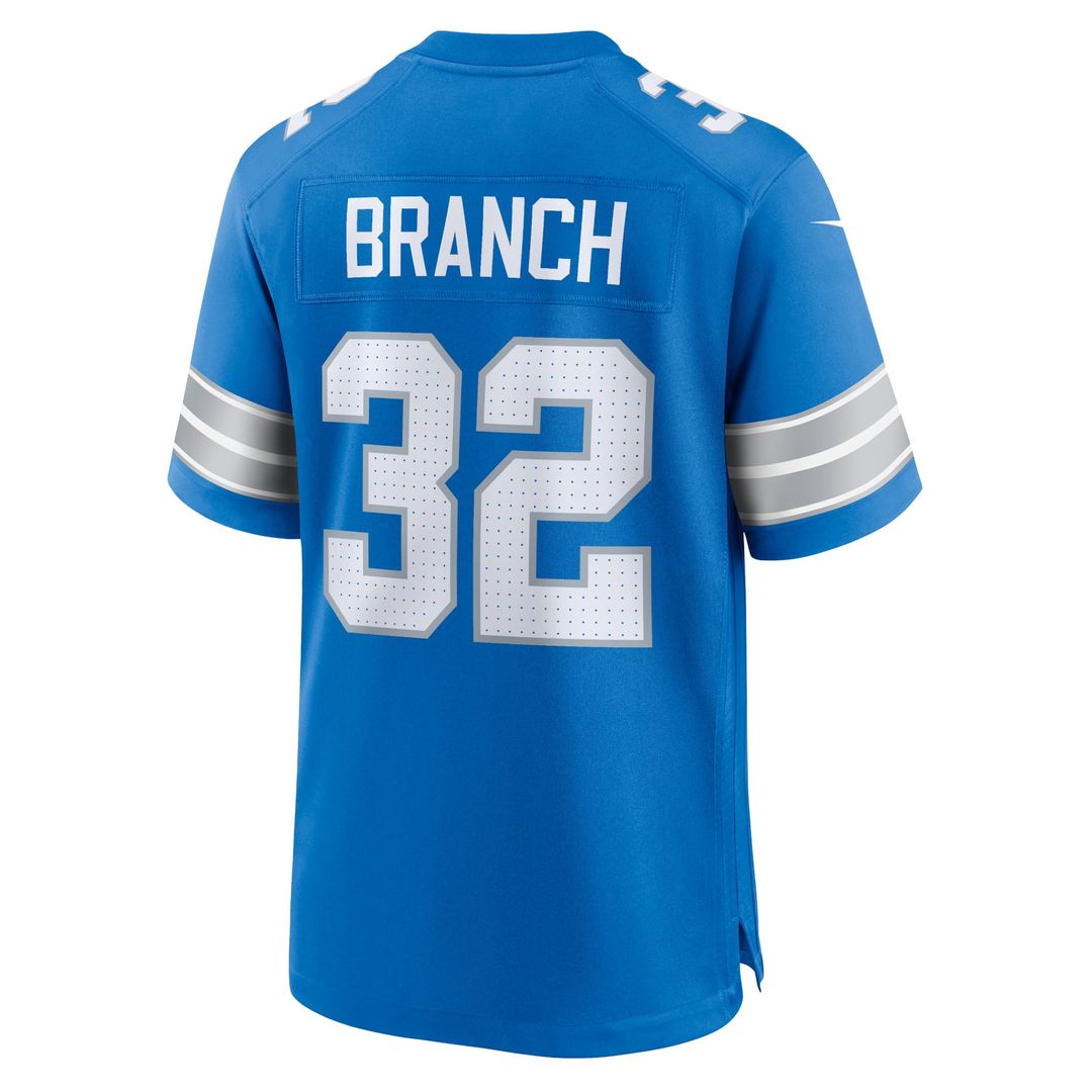 Men's Detroit Lions Brian Branch Nike Black Alternate Game product image 15