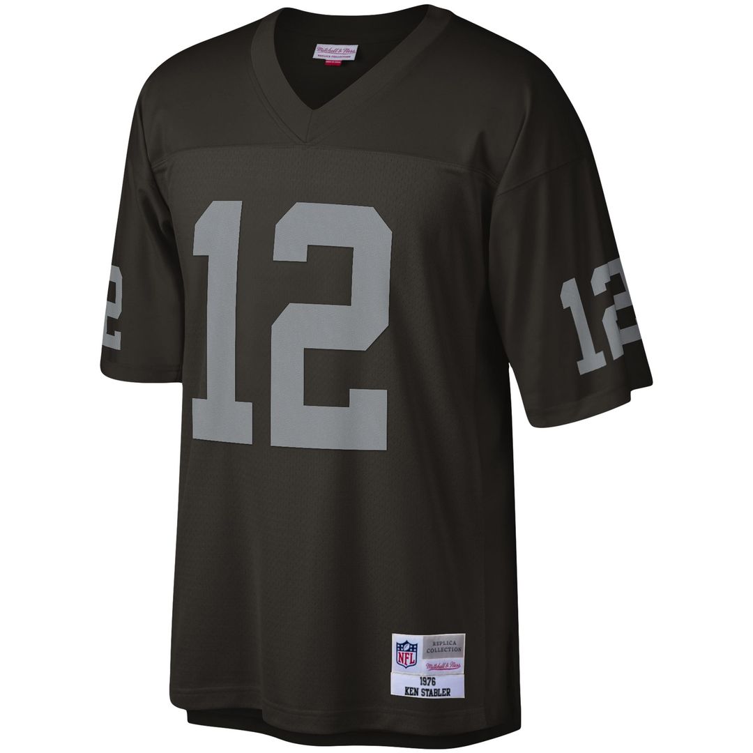 Men's Las Vegas Raiders Ken Stabler Mitchell & Ness Black product image 2