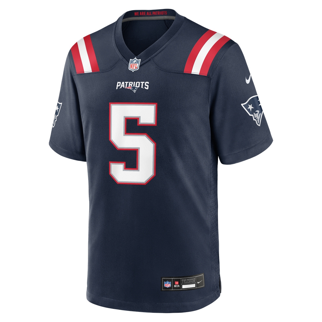 Men's New England Patriots Dre'Mont Jones Nike Navy Team product image 4