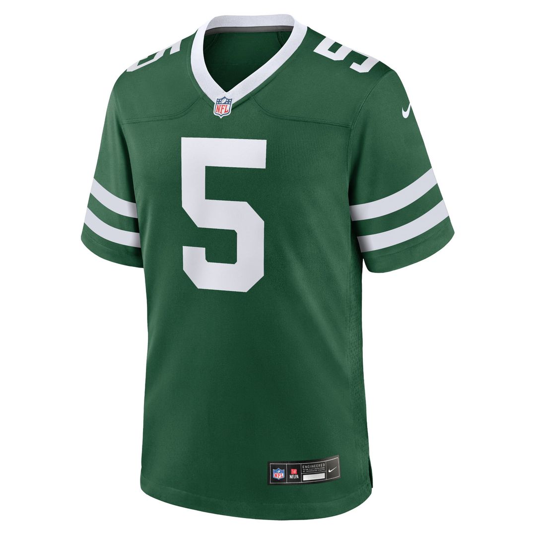 Men's New York Jets Garrett Wilson Nike Legacy Black product image 39