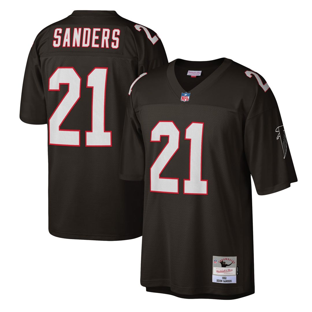 Men's Atlanta Falcons Deion Sanders Mitchell & Ness White product image 10